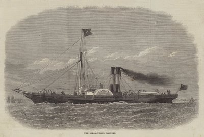 Het stoomschip Mysterie door Edwin Weedon